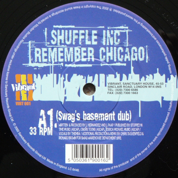 Shuffle Inc. – Remember Chicago (Swag Mixes) (1 of 3)