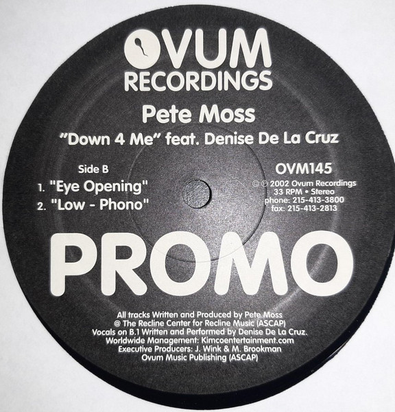 Pete Moss Feat. Denise De La Cruz – Down 4 Me (2 of 2)