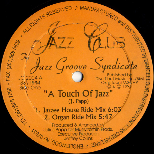 The Jazz Groove Syndicate – A Touch Of Jazz (1 of 4)